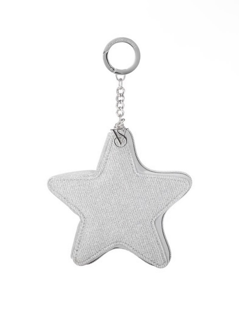Victoria's Secret Silver Star Coin Pouch NWT